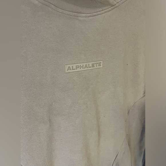 Alphalete Identity Pro Gray Hooded Sweatshirt Men’s Size XL - Picture 4 of 7